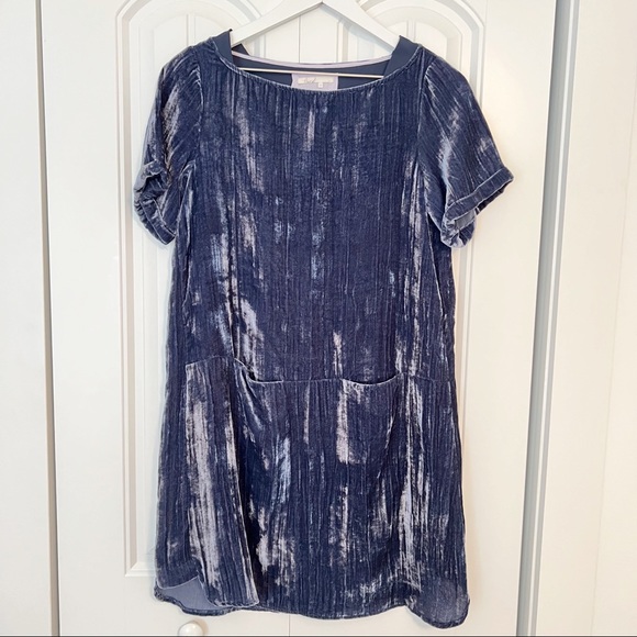 Anthropologie Dresses & Skirts - Anthropologie Floreat Crushed Velvet Dress Tunic Size XS